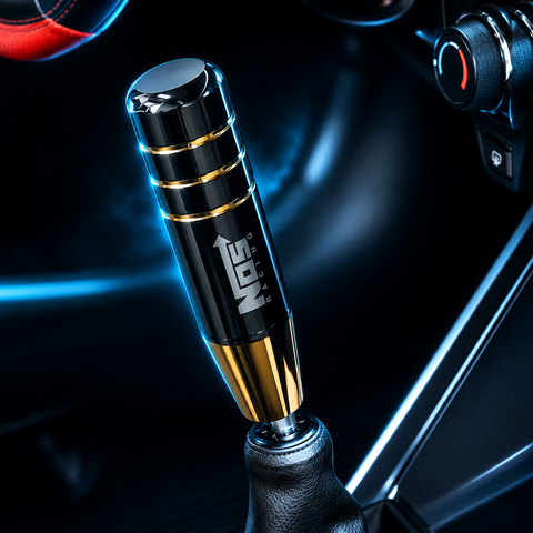 IcarYou ApexShift™ Pomo de Palanca de Aluminio Estilo JDM Premium para Auto (Cambio Manual, 13 cm)