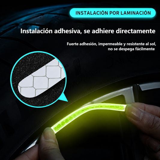 IcarYou GlowRim™ Stickers Reflectivos para Llantas
