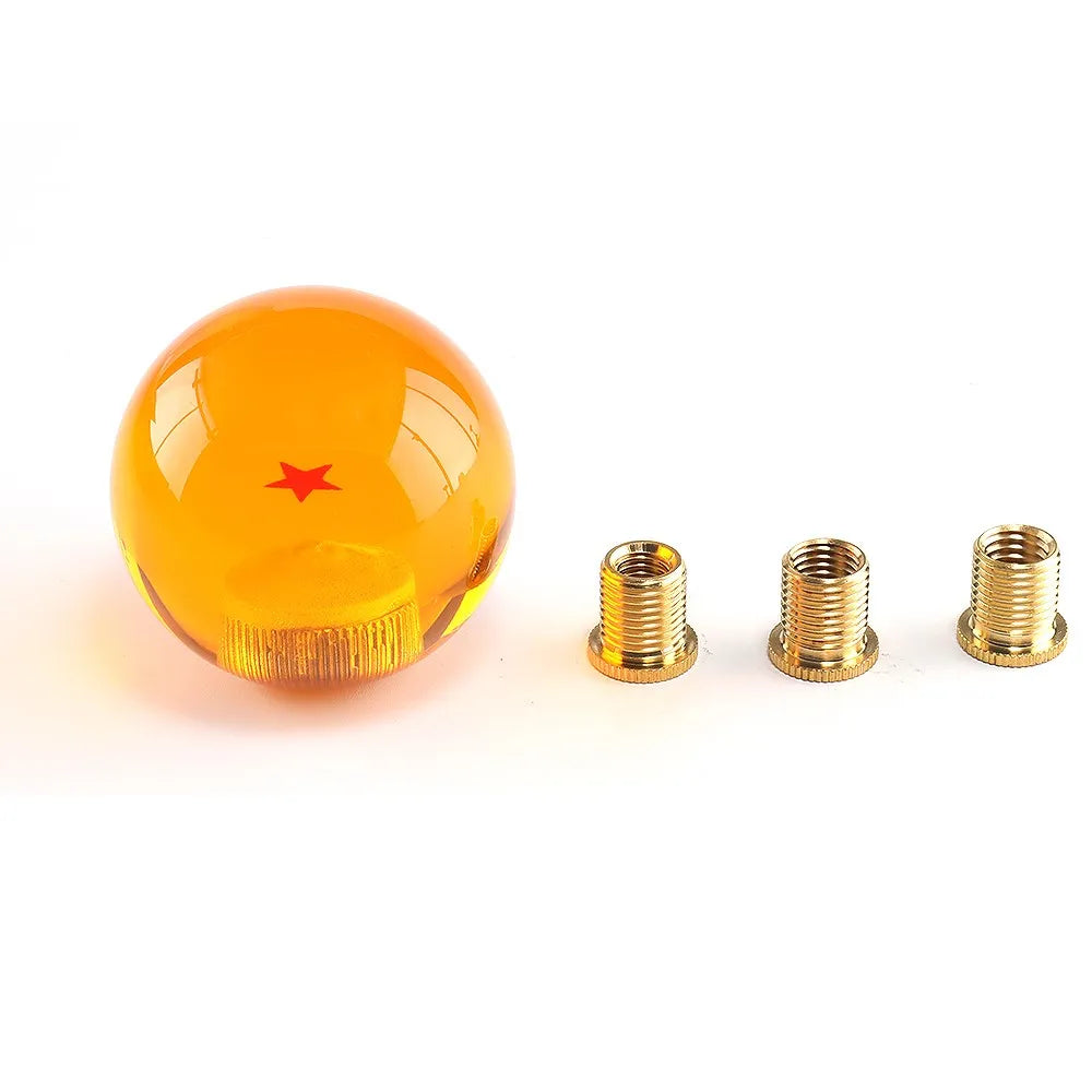 IcarYou DBShift™ Pomo de Palanca de Cristal con Estrellas Premium para Auto (Universal 54 mm)
