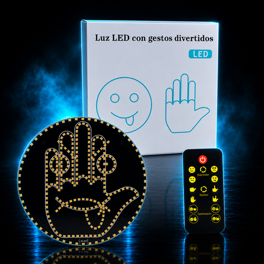 IcarYou GestureGlow™ Luz LED de Gestos con Control Remoto para Auto (Luna Trasera)