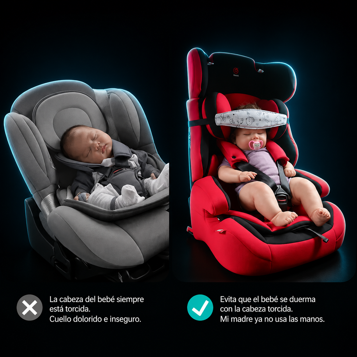 IcarYou DreamSafe™ Soporte de Cabeza para Bebé