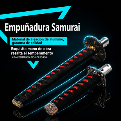 IcarYou KatanaShift™ Pomo de Palanca Katana Samurái JDM Premium para Vehículo (Universal con Adaptadores)
