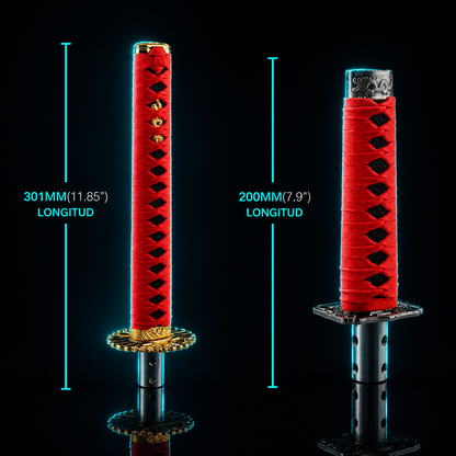 IcarYou KatanaShift™ Pomo de Palanca Katana Samurái JDM Premium para Vehículo (Universal con Adaptadores)