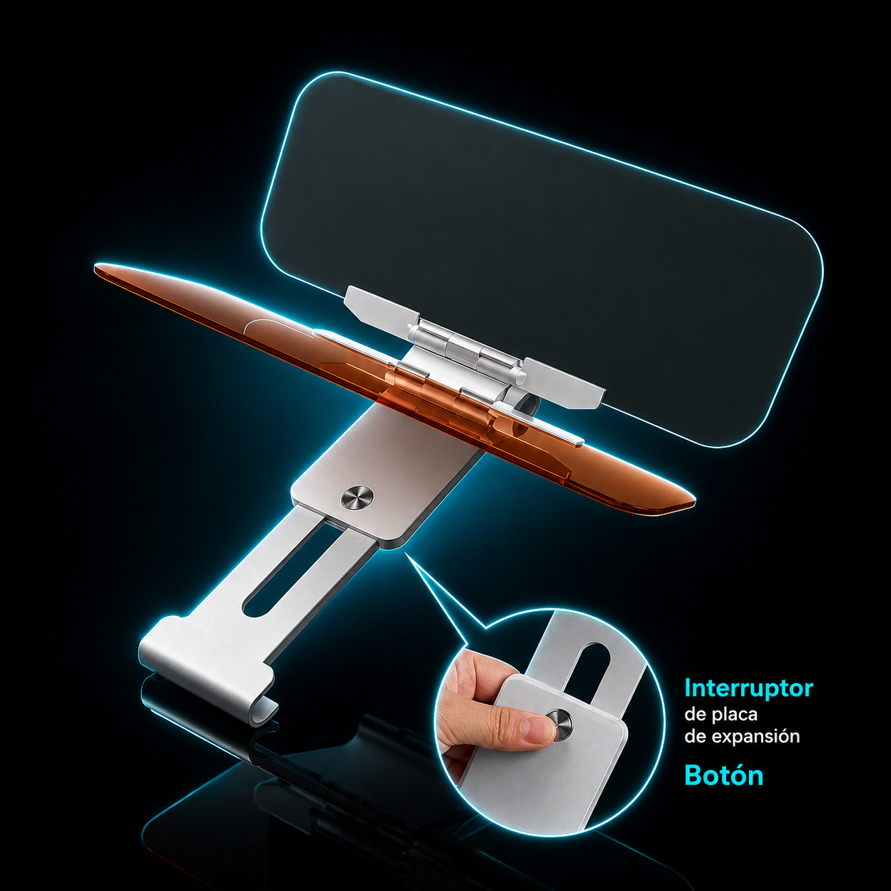 IcarYou GlareGuard™ Parasol Antirreflejo Día y Noche Premium para Auto (Polarizado Anti-UV)