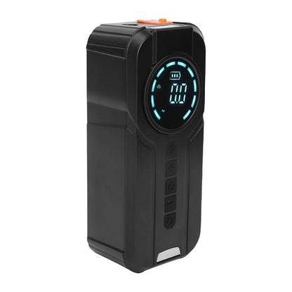 IcarYou BatterySummoner™ Partidor de Batería Portátil 4 en 1 – Compresor de Aire, Inflador de Neumáticos, Power Bank 10000mAh y Luz de Emergencia