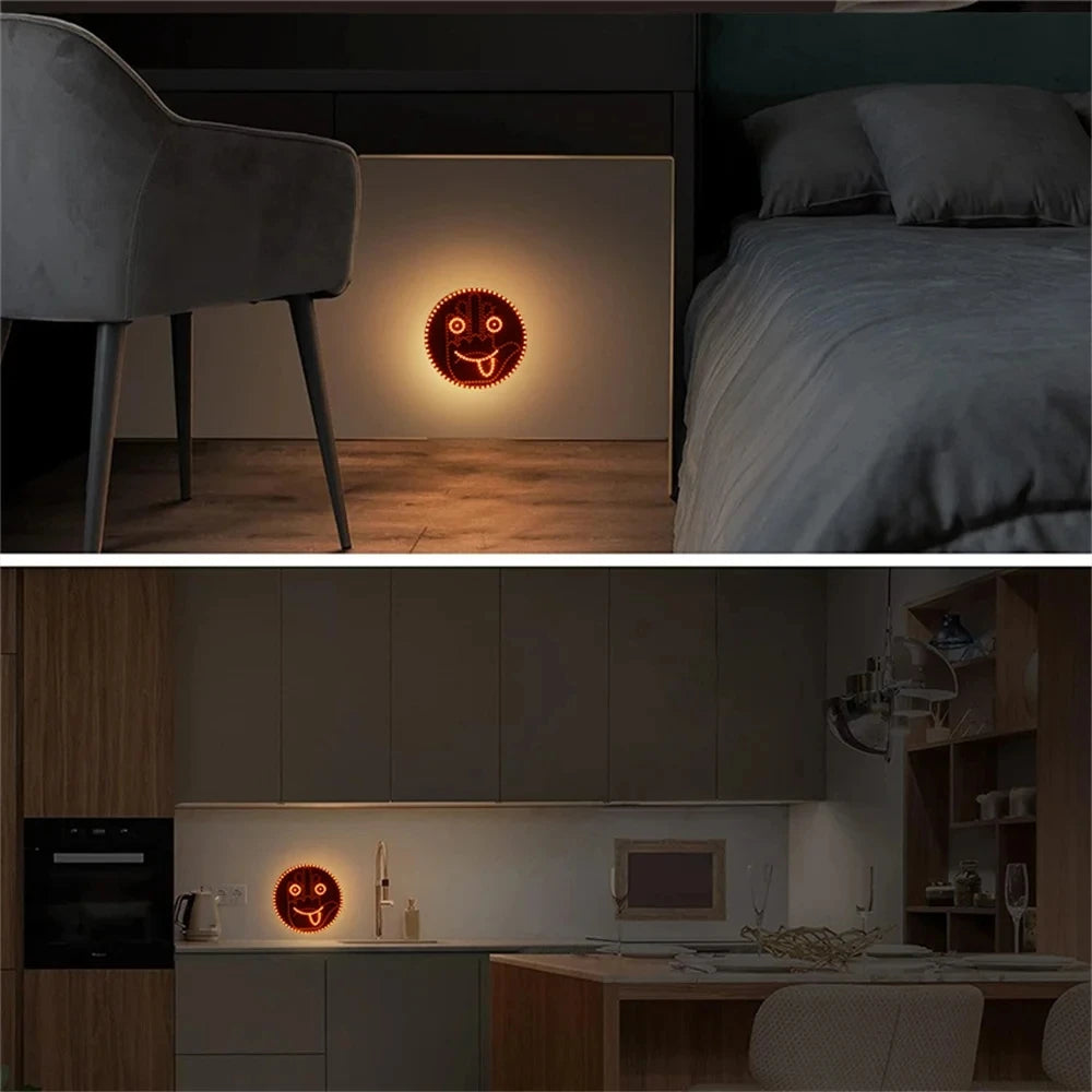 IcarYou GestureGlow™ Luz LED de Gestos con Control Remoto para Auto (Luna Trasera)