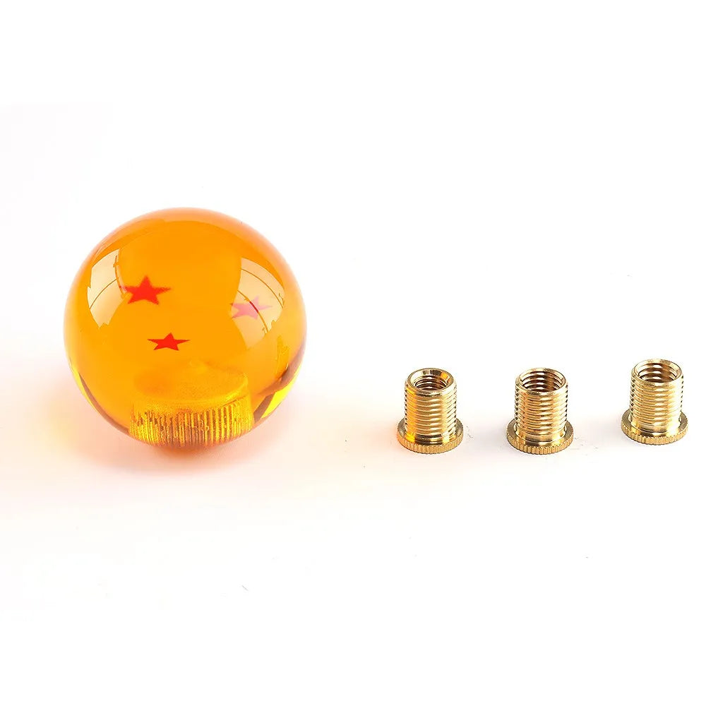 IcarYou DBShift™ Pomo de Palanca de Cristal con Estrellas Premium para Auto (Universal 54 mm)