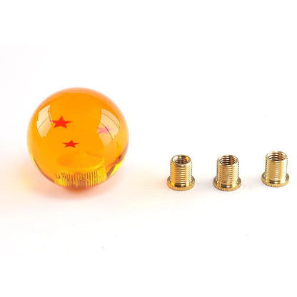 IcarYou DBShift™ Pomo de Palanca de Cristal con Estrellas Premium para Auto (Universal 54 mm)