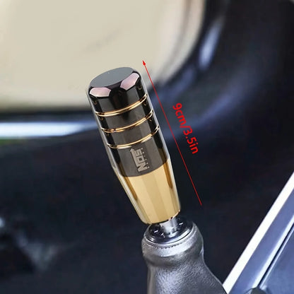 IcarYou ApexShift™ Pomo de Palanca de Aluminio Estilo JDM Premium para Auto (Cambio Manual, 13 cm)