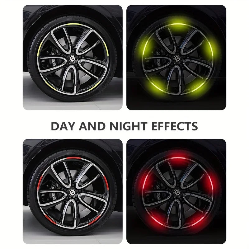 IcarYou GlowRim™ Stickers Reflectivos para Llantas