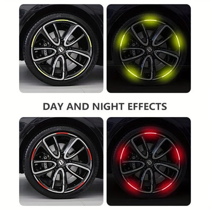 IcarYou GlowRim™ Stickers Reflectivos para Llantas