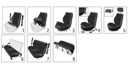 IcarYou ComfortFit™ Fundas Universales para Asientos