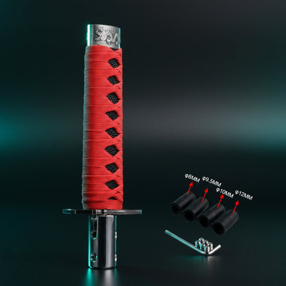 IcarYou KatanaShift™ Pomo de Palanca Katana Samurái JDM Premium para Vehículo (Universal con Adaptadores)