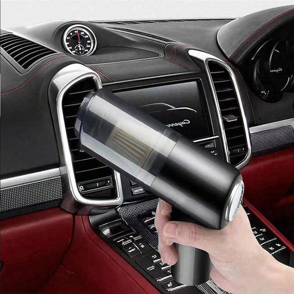 IcarYou VortexVac™ Aspiradora Portátil 3 en 1 Recargable USB para Auto y Hogar (Aspira y Sopla)