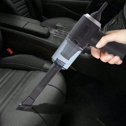 IcarYou VortexVac™ Aspiradora Portátil 3 en 1 Recargable USB para Auto y Hogar (Aspira y Sopla)