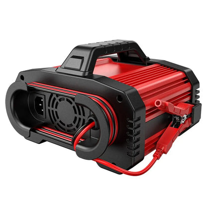 IcarYou PulseCharger™ Cargador de Batería Inteligente 25A/15A – Autos y Motos 12V/24V, 8 Etapas, Booster de Arranque y Reparación por Pulsos