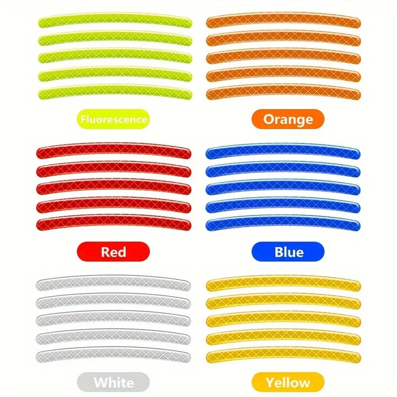 IcarYou GlowRim™ Stickers Reflectivos para Llantas