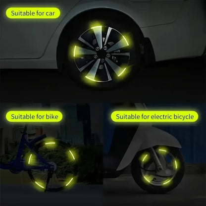 IcarYou GlowRim™ Stickers Reflectivos para Llantas