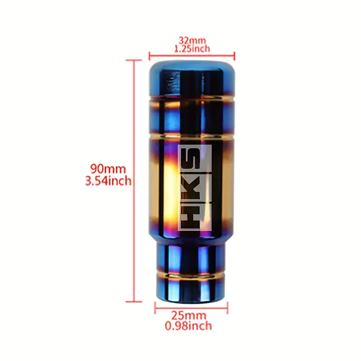 IcarYou ApexShift™ Pomo de Palanca de Aluminio Estilo JDM Premium para Auto (Cambio Manual, 13 cm)