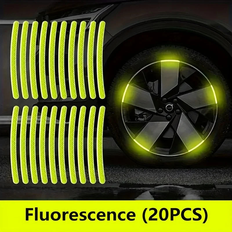 IcarYou GlowRim™ Stickers Reflectivos para Llantas