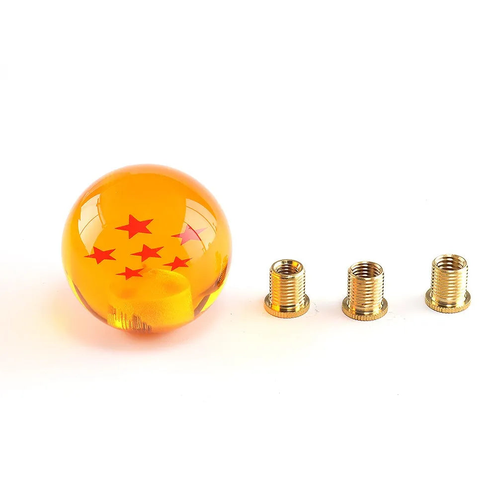 IcarYou DBShift™ Pomo de Palanca de Cristal con Estrellas Premium para Auto (Universal 54 mm)