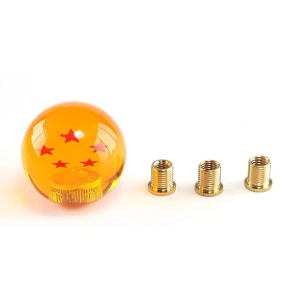 IcarYou DBShift™ Pomo de Palanca de Cristal con Estrellas Premium para Auto (Universal 54 mm)