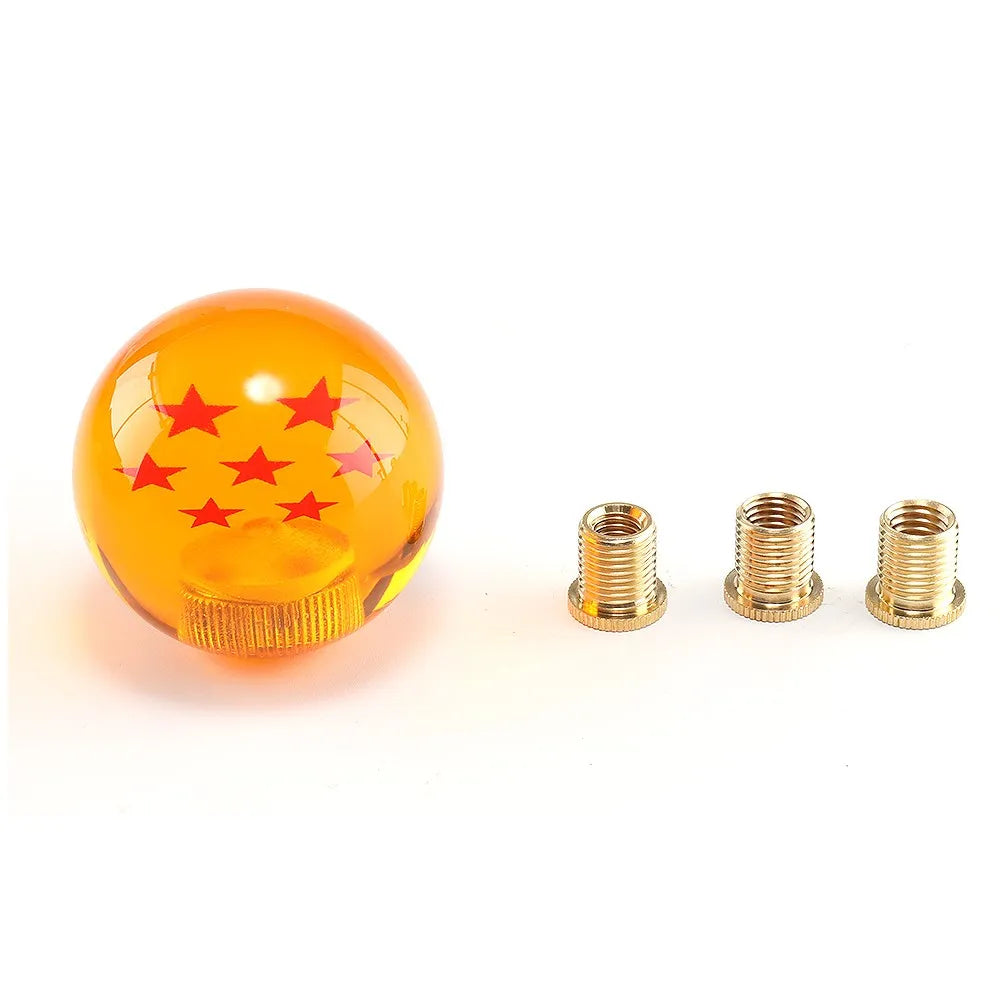 IcarYou DBShift™ Pomo de Palanca de Cristal con Estrellas Premium para Auto (Universal 54 mm)