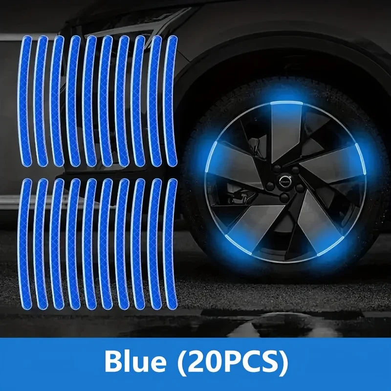 IcarYou GlowRim™ Stickers Reflectivos para Llantas