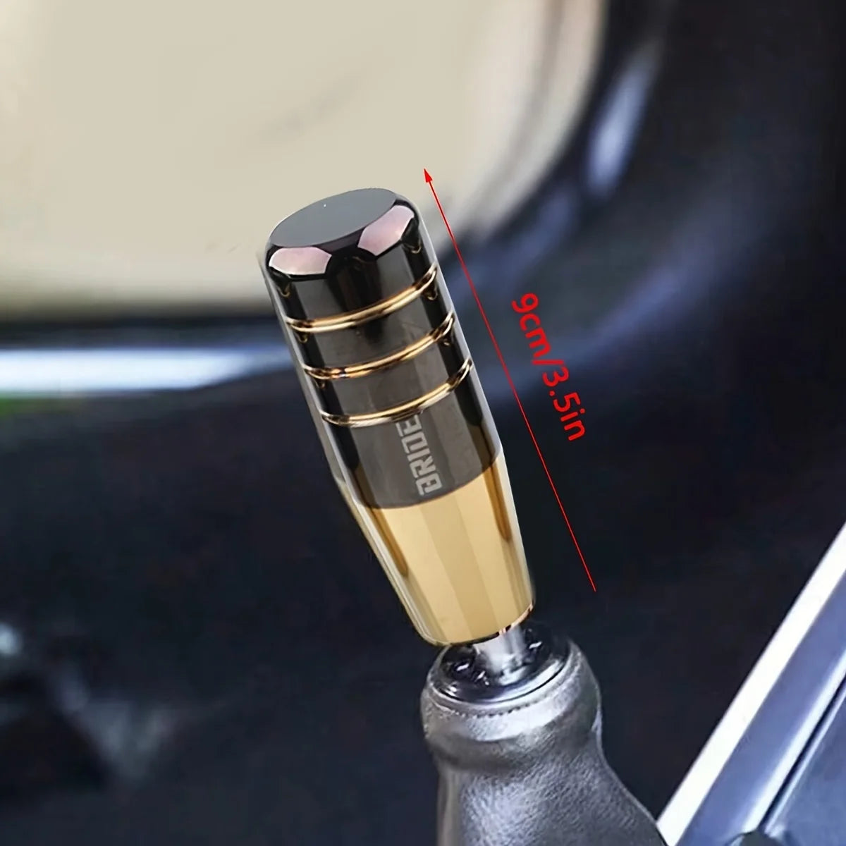 IcarYou ApexShift™ Pomo de Palanca de Aluminio Estilo JDM Premium para Auto (Cambio Manual, 13 cm)