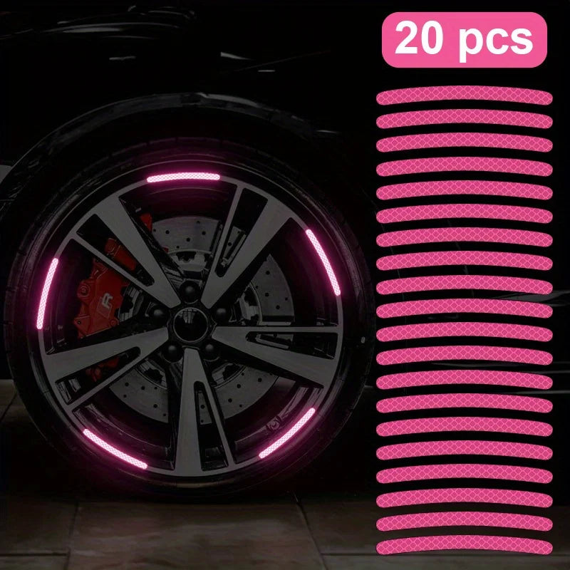 IcarYou GlowRim™ Stickers Reflectivos para Llantas
