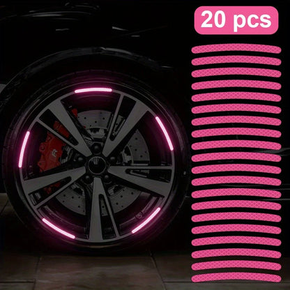 IcarYou GlowRim™ Stickers Reflectivos para Llantas