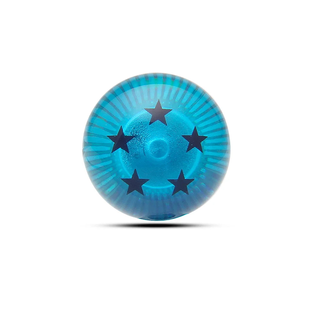 IcarYou DBBlueShift™ Pomo de Palanca de Cristal con Estrellas Premium para Auto (Universal 54 mm)