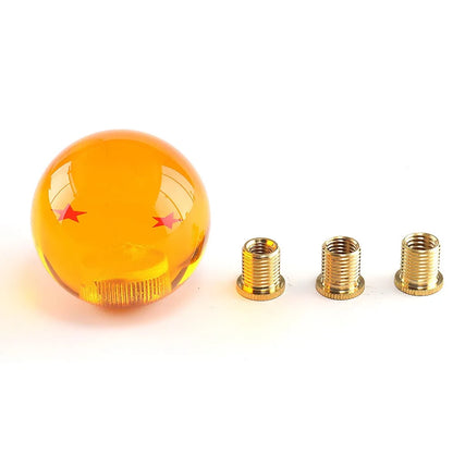 IcarYou DBShift™ Pomo de Palanca de Cristal con Estrellas Premium para Auto (Universal 54 mm)