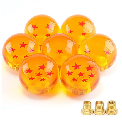IcarYou DBShift™ Pomo de Palanca de Cristal con Estrellas Premium para Auto (Universal 54 mm)