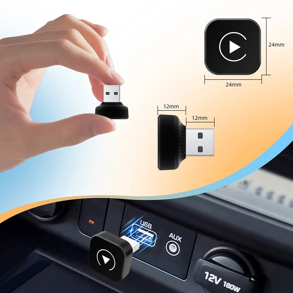 IcarYou SmartSync™ Adaptador Wireless CarPlay & Android Auto