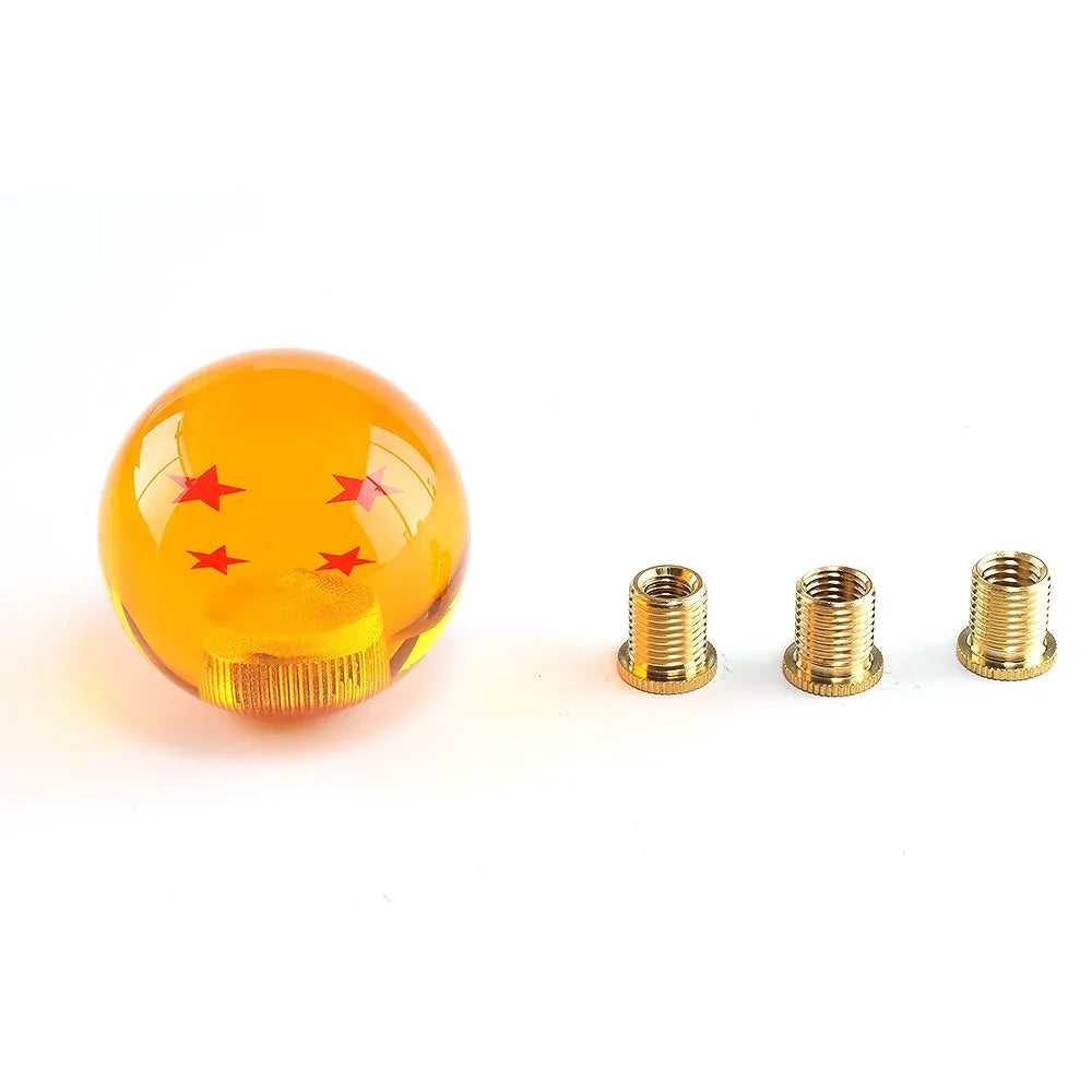 IcarYou DBShift™ Pomo de Palanca de Cristal con Estrellas Premium para Auto (Universal 54 mm)